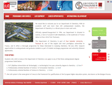 Tablet Screenshot of chimie.iut-tlse3.fr