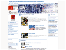 Tablet Screenshot of ge2i.iut-tlse3.fr